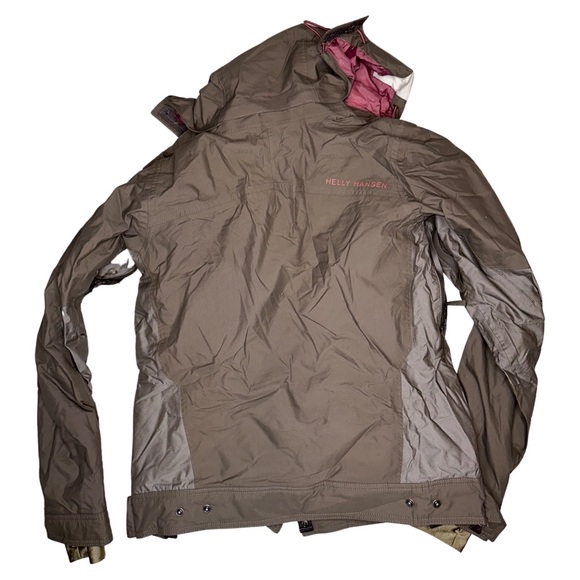 HELLY HANSEN Tan Women’s Hooded Jacket Size Small - Picture 2 of 5